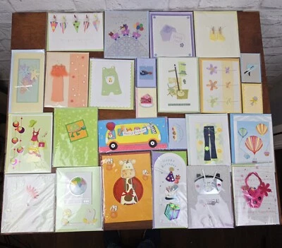 Lot of 25 Burgoyne 3D Cards - 20 Large & 5 Small Birthday Congratulations Blank - Image 1 of 4