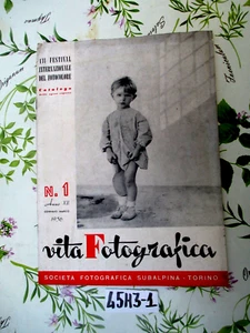 VITA FOTOGRAFICA N° 1 ANNO XII 1956 VII FESTIVAL INTERNAZIONALE    (45H3-1) - Foto 1 di 1