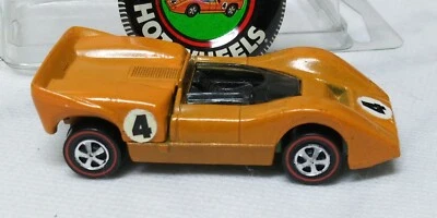 🔥 REDLINE ORANGE ENAMEL McLAREN NO PLAY W/BUTTON w/#4 Decals ✔IT OUT NOW  🔥 - Image 1 of 4