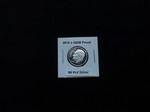 2012 S GEM PROOF 90% Silber Roosevelt Dime - Bild 1 von 4