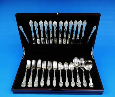 Juego de 12 cubiertos de plata esterlina La Scala by Gorham 53 piezas Foto 1 de 4