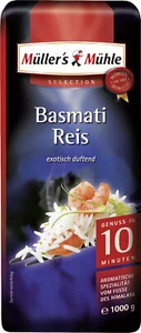 Müllers Mühle Basmati Reis duftende schlanke Reiskörner 1000g - Picture 1 of 1