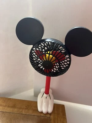 Mini orejas de Mickey vintage con clip para cochecito Disney 14 pulgadas probado y funciona Foto 1 de 4