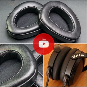 Sheepskin Real Leather Ear Pads Foam Cushion For Audeze Sine Planar Headphone - Picture 1 of 27