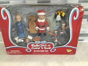 NEW SEALED SANTA CLAUS IS COMING TO TOWN PLAYSET/FIGURES-MEMORY LANE - Picture 1 of 13