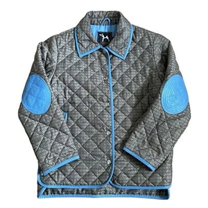Coach Signature C Quilted Logo Jacket - Brown, Blue, Size M - Picture 1 of 9