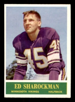 1964 Philadelphia Football #108 Ed Sharockman EX *e1 - Image 1 of 2