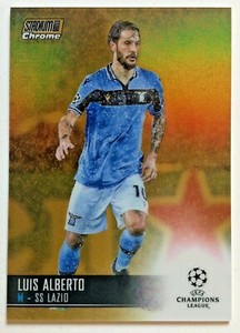 2020-21 Topps Stadium club chrome gold refractor LUIS ALBERTO /50 Lazio