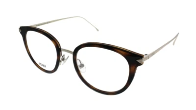 Gafas Fendi FF0166 V4Z 48 Rx Monturas Habana Marrón 48-20-140 Dorado Foto 1 de 3