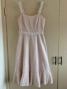 BNWT Review Blush/Cream Evie Rose Dress Size 8