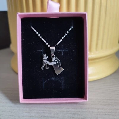 🎁 COLLANA MAMMA E BIMBO, Regalo per Mamma e Papà, Nascita, Scatola inclusa - Immagine 1 di 3