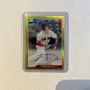 2020 BOWMAN HERITAGE JARREN DURAN AUTO GOLD /50 SSP 92PA-JD