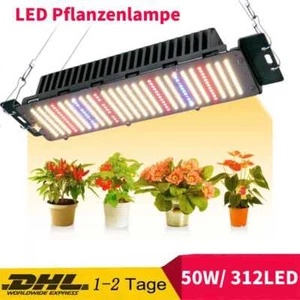 50W Vollspektrum LED Pflanzenlampe Gewächshaus Lampe Grow Light Wachstumslicht - Bild 1 von 19