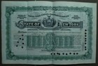 State of New York, 1918, 4 1/4% Loan for Canal Improvement due 1965 (10.000 $)