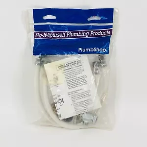 Toilet Connection Kit With 1/2 Turn Valves Brass Fittings And EZ Connect Lines - Picture 1 of 14