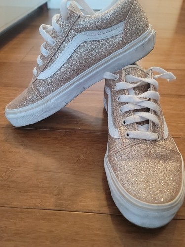 Oro Glitter Sneakers Vans Taglia 6 Donna 5 Gioventù