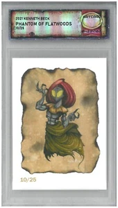 2021 KENNETH BECK Phantom of Flatwoods Art Card 10/25 ๐ DSG Art Card - Picture 1 of 2