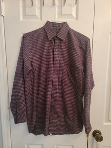 Burberrys Herren Langarmhemd mit Knopfleiste Größe Small Hergestellt in den USA - Bild 1 von 5