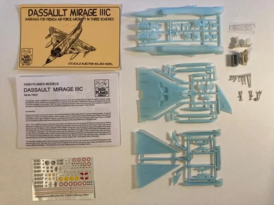 Kit Dassault Mirage IIIC High Planes Models 1/72 Sans boite /No box - Photo 1/4