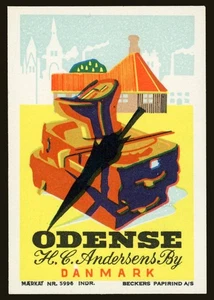 Denmark Poster Stamp - Odense - H.C. Andersens City - Tourism - Mærkat #5996 - Picture 1 of 1