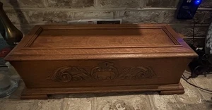 Antico carillon grande cilindro in legno Jacot's - Foto 1 di 6
