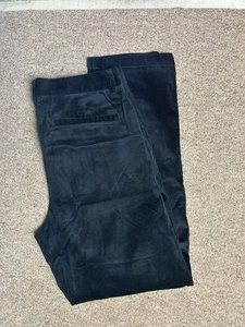 Armani Exchange Mens Size 32 Black Smart Trousers Velour Dress Pant W32 L32 - Picture 1 of 7