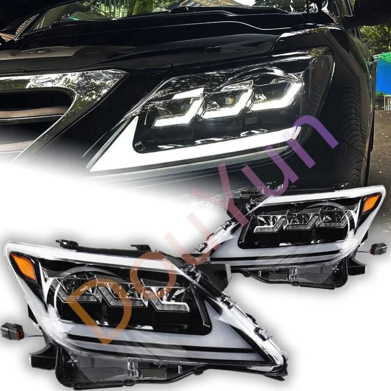 Paar Für Lexus LX570 2007-2015 LED-Scheinwerfer DRL Sequential Signal Lampe - Bild 1 von 1