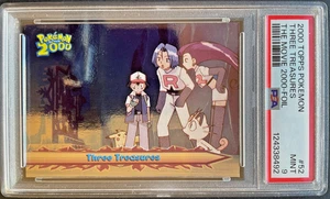 Pokémon Tres Tesoros Lámina Raro Topps la Película 2000 #52 PSA Como Nuevo 9 - Imagen 1 de 3