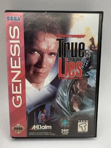 True Lies (Sega Genesis, 1994) CIB, Complete Tested & Works. See Photos - Bild 1 von 9