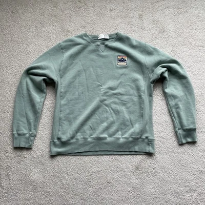 Sudadera Pullover Verde Whitefish Montana Crew - Grande - Azul 84 Foto 1 de 4