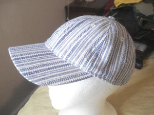 Madewell J Crew Jacquard Baumwollmütze, Lederriemen verstellbar, super Zustand! - Bild 1 von 3