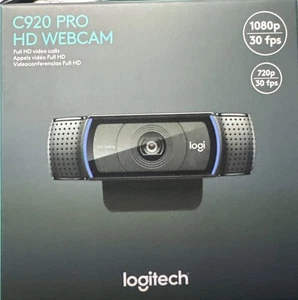 Logitech C920S Pro Full HD 1080p 30fps Webcam - New Sealed With Minor Box Damage - Afbeelding 1 van 1