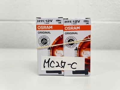 Bombillas halógenas usadas H11 OSRAM OEM de fábrica 64211L+ larga vida 12V Alemania Foto 1 de 4