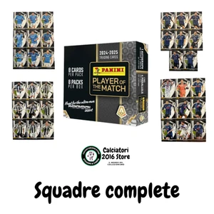 Player of the Match 2024/25 Panini - Scegli squadra completa Juventus Inter Mila - Picture 1 of 21