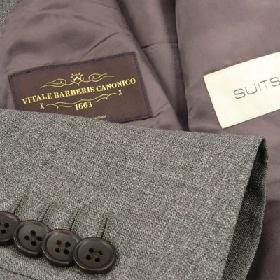 Chaqueta Blazer SuitSupply 44R Carbón Claro Vitale Barberis Canonico La Spalla Foto 1 de 4