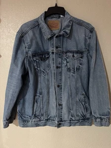 LEVIS Size 3XL Men’s Jeans Denim Trucker Jacket 72334 - Picture 1 of 4