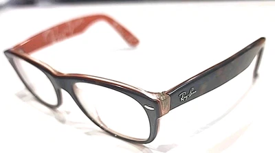 Ray Ban RB5184 5159 Small Tortoise Orange Oval Eyeglasses 50-18 145 Hooked Arms - Image 1 of 4