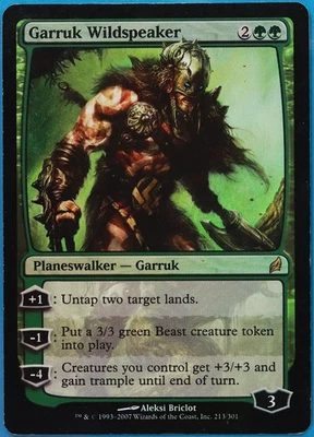 Garruk Wildspeaker FOIL Lorwyn HEAVILY PLD Green Rare CARD (469572) ABUGames - Image 1 of 2