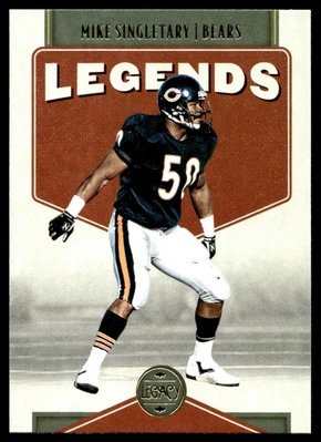 2022 Panini Legacy Mike Singletary #123 - Image 1 of 2