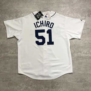 DEADSTOCK VTG 00s MLB ICHIRO SUZUKI #51 SEATTLE MARINERS MAJESTIC JERSEY Sz XXL - Picture 1 of 8