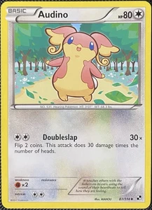 Audino 87/114 Regolare Bianco e Nero - Carta Pokémon - Foto 1 di 2