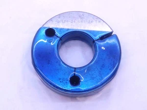 1.484 24 UNS 2A LEFT HAND THREAD RING GAGE GO ONLY P.D. = 1.4557 L.H. 1 31/64 - Picture 1 of 2