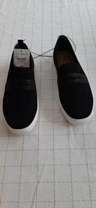 NWT, Saint John's Bay, black platform penney loafer slip on, sz 9.5M - Picture 1 of 6