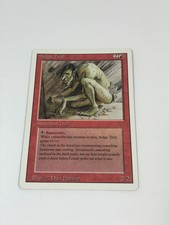 MTG - Sedge Troll, Revised (3rd) Edition LP+ Rare Red Magic The Gathering