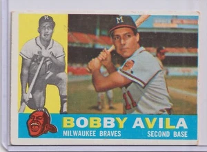 1960 Topps - #90 Bobby Avila Rare Old US Vintage Baseball Collection Card NICE! - Picture 1 of 2