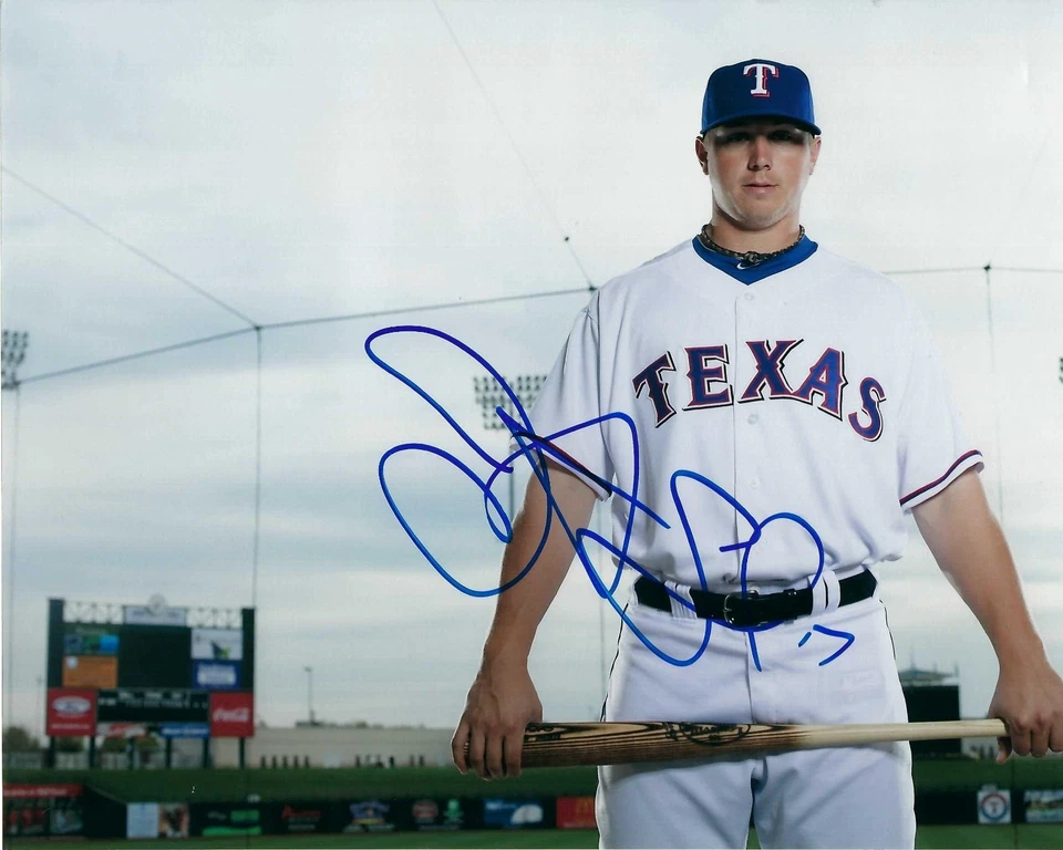 FOTO 8x10 firmada por Justin Smoak de Texas Rangers Foto 1 de 1