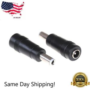 5.5x2.1mm Female to 5.5x2.5mm Male DC Power Plug Connector Adapter QP US Seller