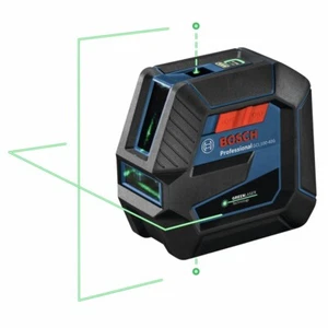 Bosch GCL10040GRT Green Self-Leveling Cross-Line Laser Certified Refurbished - Picture 1 of 21