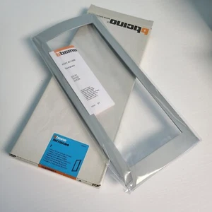 BTICINO TERRANEO 331231 3 Module Silver Aluminum Mounting Frame UK SELLER - Picture 1 of 6