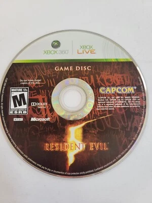 XBOX 360 Resident Evil  5 Game Disc Only  Tested  - Image 1 of 2